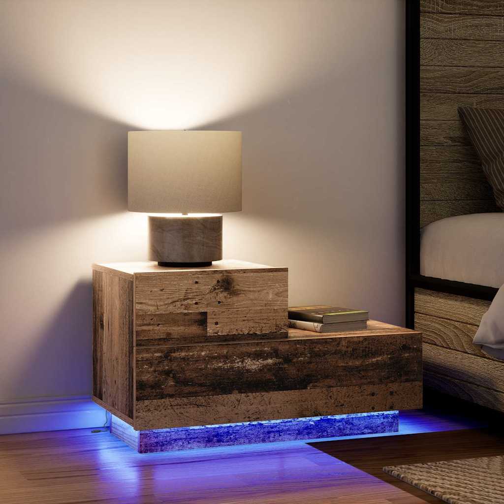 Κομοδίνο Παλιό ξύλο 70 x 36 x 40,5 εκ. Επεξεργασμένο ξύλο - Pakobazaar