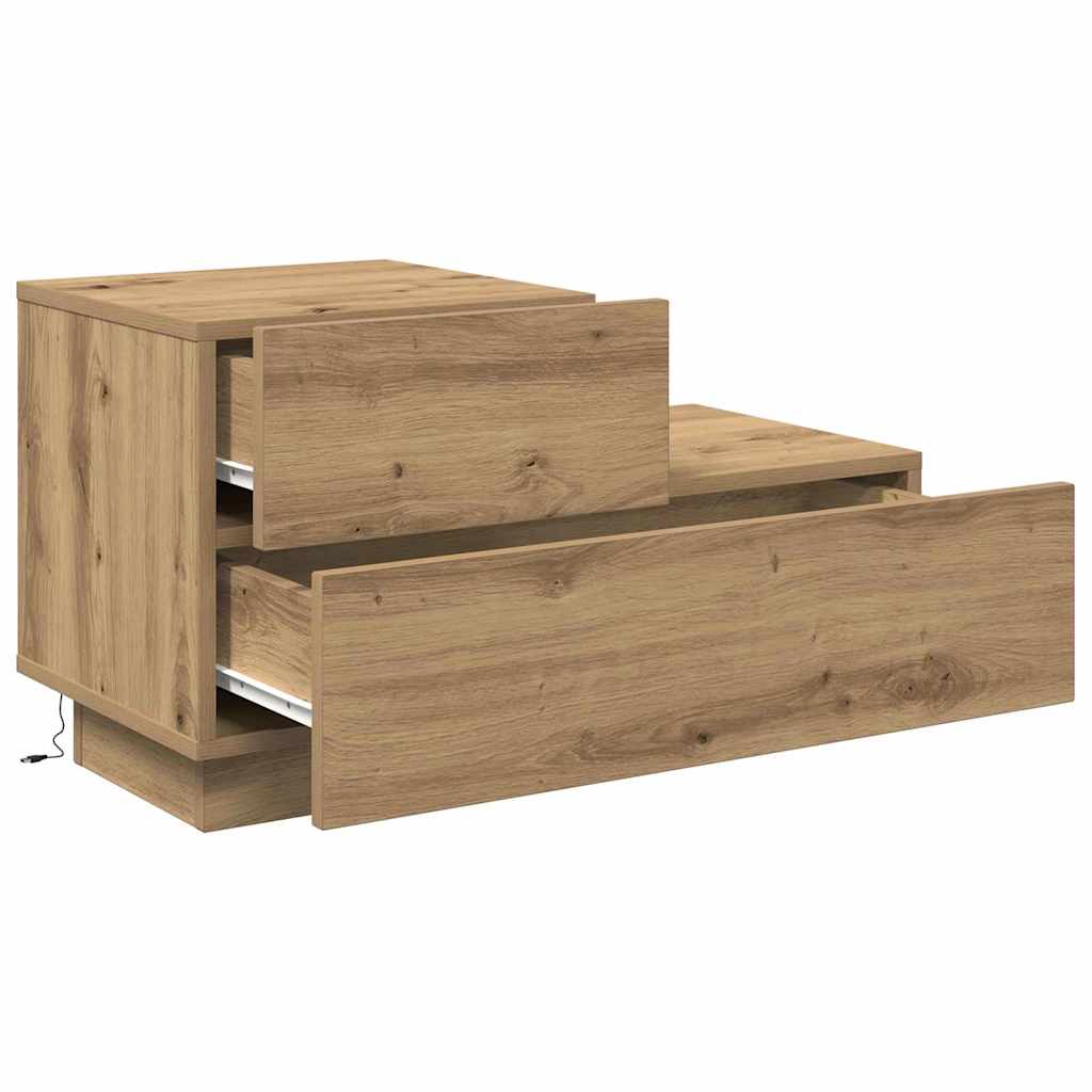 Κομοδίνο Artisan Oak 70 x 36 x 40,5 εκ. Επεξεργασμένο ξύλο - Pakobazaar