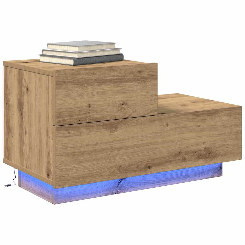 Κομοδίνο Artisan Oak 70 x 36 x 40,5 εκ. Επεξεργασμένο ξύλο - Pakobazaar