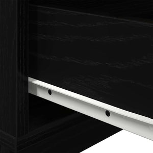 Κομοδίνο Μαύρη Οξυά 70 x 36 x 40,5 εκ. Επεξεργασμένο ξύλο - Pakobazaar