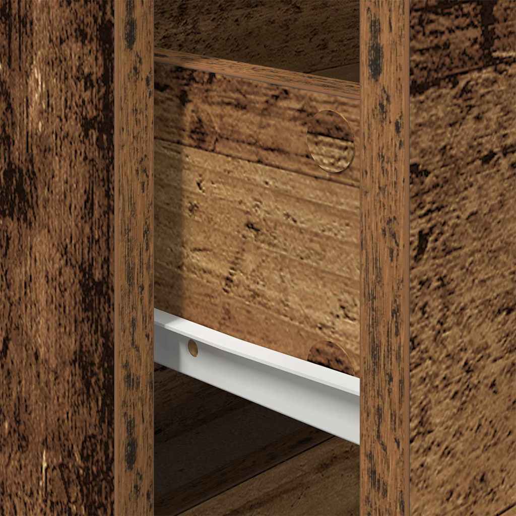 Κομοδίνο 2 pcs Παλιό ξύλο 50 x 39 x 41 εκ. Επεξεργασμένο ξύλο - Pakobazaar