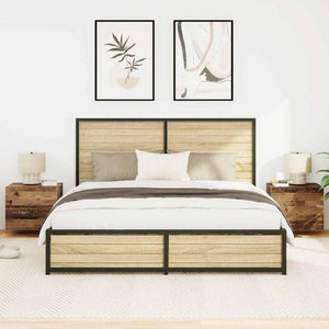 Κομοδίνο 2 pcs Παλιό ξύλο 50 x 39 x 41 εκ. Επεξεργασμένο ξύλο - Pakobazaar