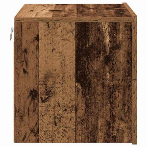 Κομοδίνο 2 pcs Παλιό ξύλο 50 x 39 x 41 εκ. Επεξεργασμένο ξύλο - Pakobazaar