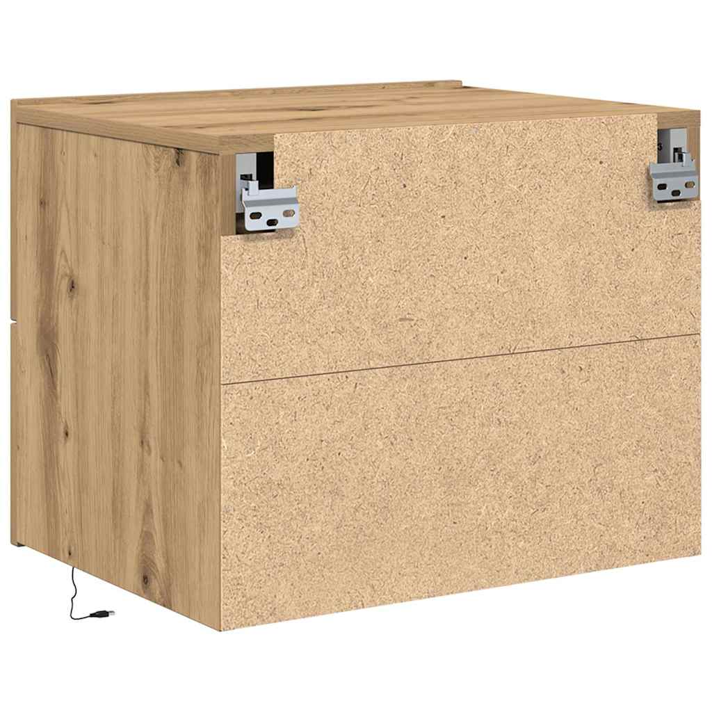 Κομοδίνο Artisan Oak 50 x 39 x 41 εκ. Επεξεργασμένο ξύλο - Pakobazaar