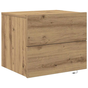 Κομοδίνο 2 pcs Artisan Oak 50 x 39 x 41 εκ. Επεξεργασμένο ξύλο - Pakobazaar