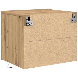 Κομοδίνο 2 pcs Artisan Oak 50 x 39 x 41 εκ. Επεξεργασμένο ξύλο - Pakobazaar