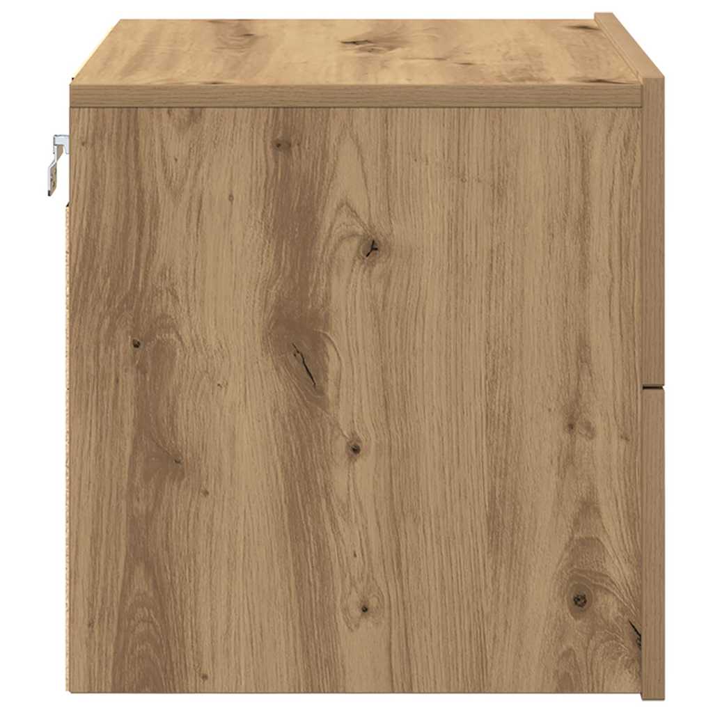 Κομοδίνο 2 pcs Artisan Oak 50 x 39 x 41 εκ. Επεξεργασμένο ξύλο - Pakobazaar