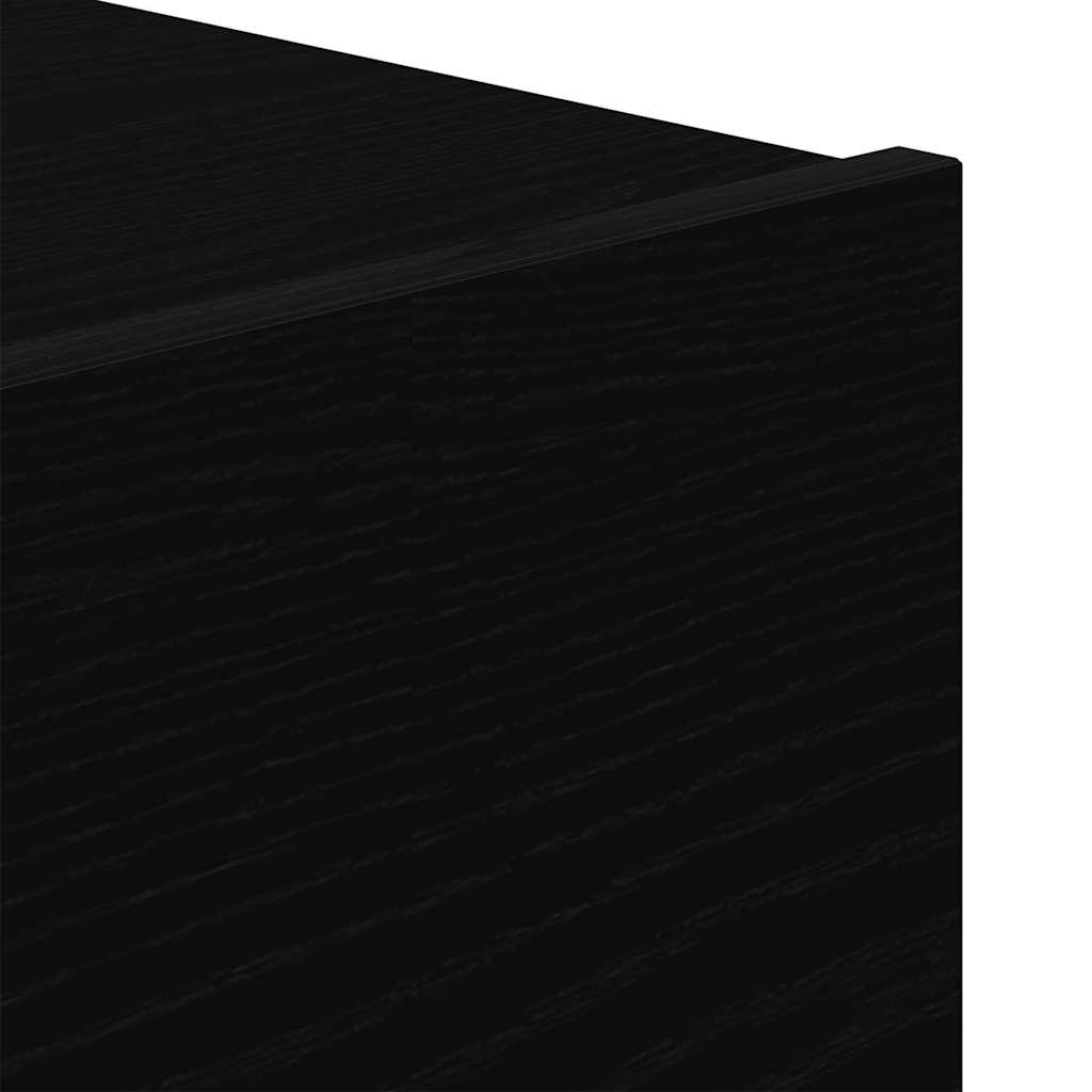 Κομοδίνο Μαύρη Οξυά 50 x 39 x 41 εκ. Επεξεργασμένο ξύλο - Pakobazaar