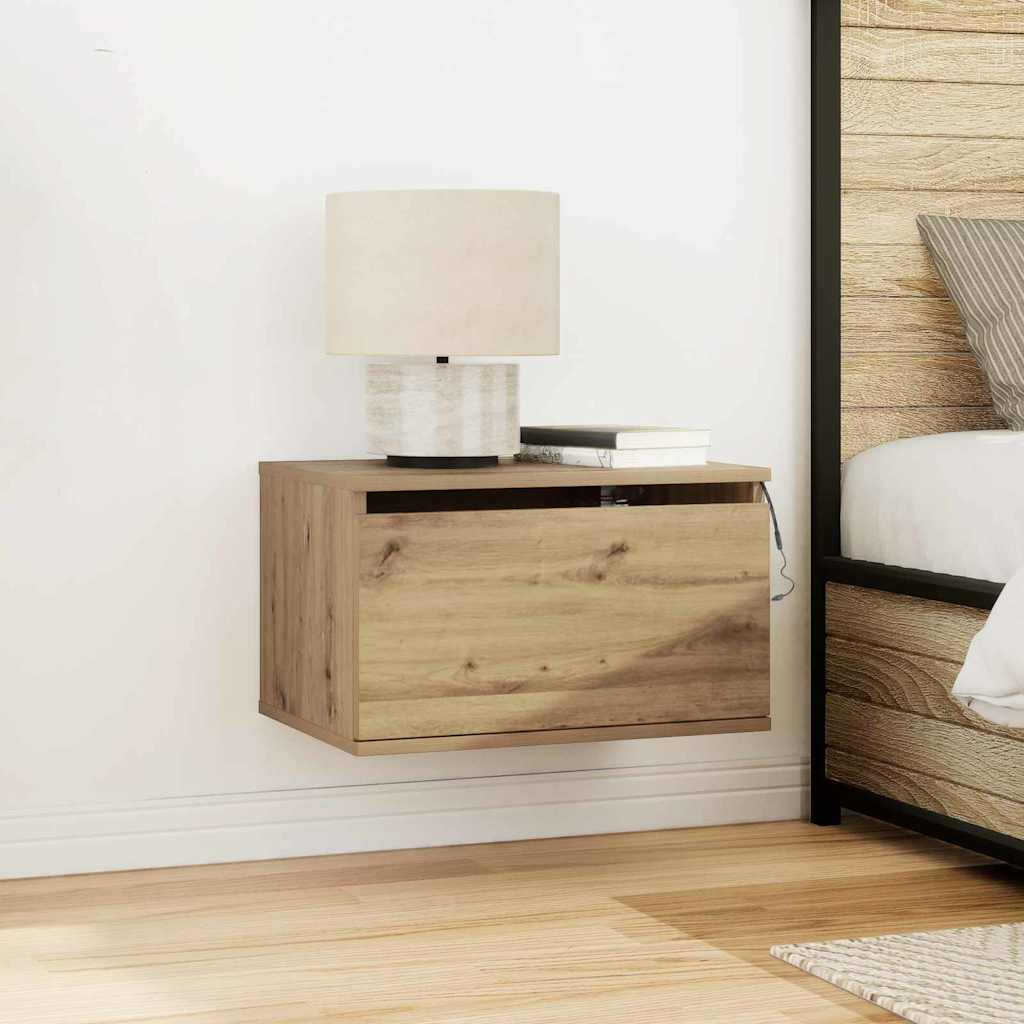 Τοίχου κομοδίνο Artisan Oak 50 x 36 x 30 εκ Επεξεργασμένο ξύλο - Pakobazaar