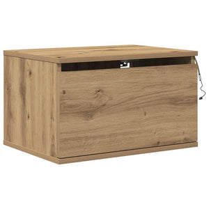 Τοίχου κομοδίνο με συρτάρι 2 pcs Artisan Oak 50 x 36 x 30 εκ - Pakobazaar