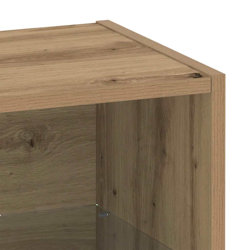 Ράφι τοίχου με φως LED με ράφι Καφέ 40 x 28,5 x 40 εκ - Pakobazaar