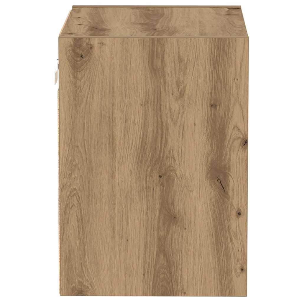 Ράφι τοίχου με φως LED με ράφι Καφέ 40 x 28,5 x 40 εκ - Pakobazaar