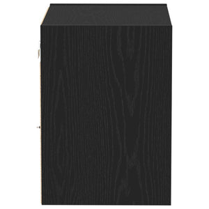 Ράφι τοίχου με φως LED με ράφι 2 pcs Μαύρο 40 x 28,5 x 40 εκ - Pakobazaar