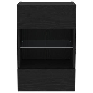 Σετ επίπλου τηλεόρασης Επιτοίχιο Μαύρο 40 x 30 x 60,5 cm - Pakobazaar