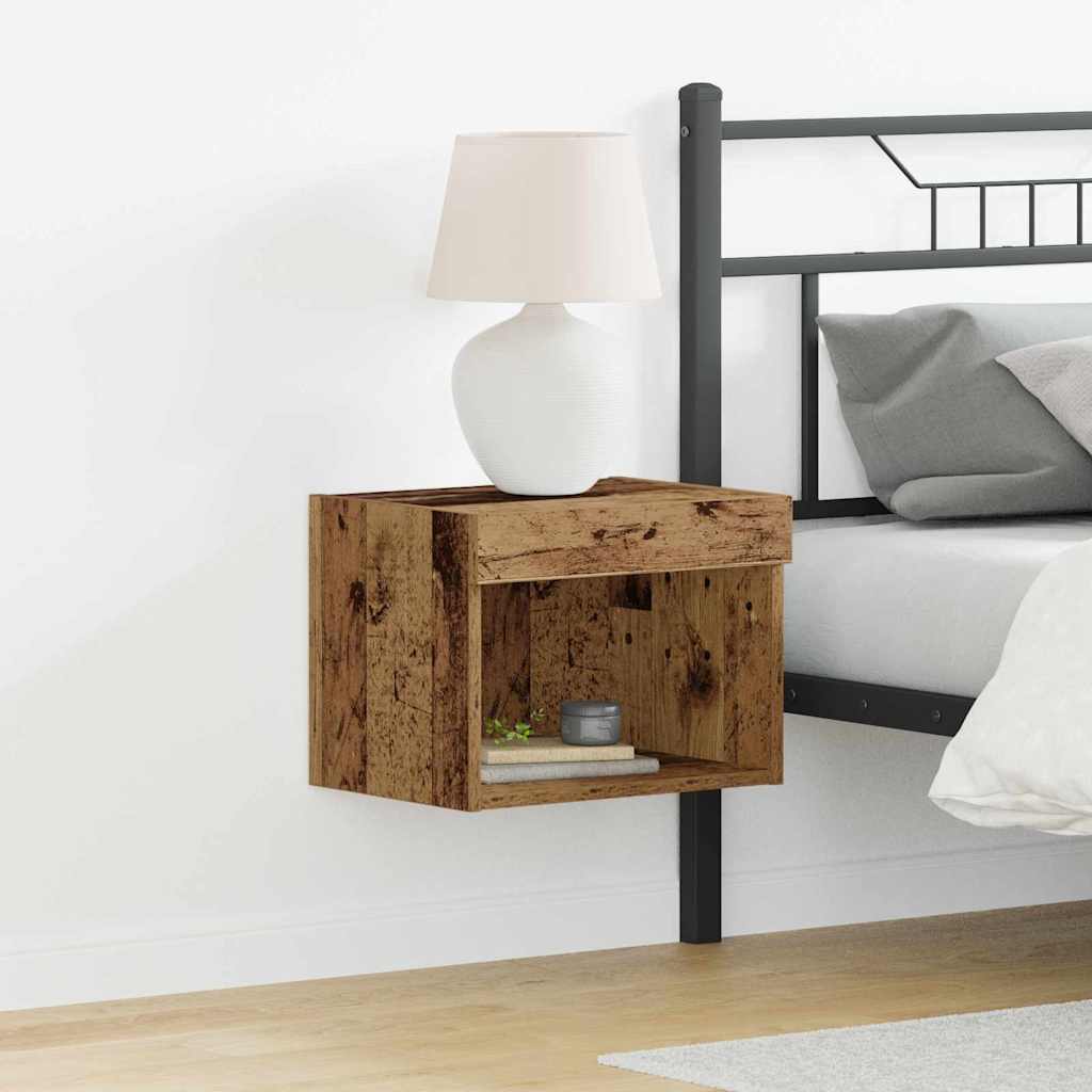 Σετ επίπλου τηλεόρασης με led Παλιό ξύλο 40 x 30 x 30 εκ - Pakobazaar