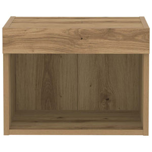 Σετ επίπλου τηλεόρασης με led Artisan Oak 40 x 30 x 30 εκ - Pakobazaar