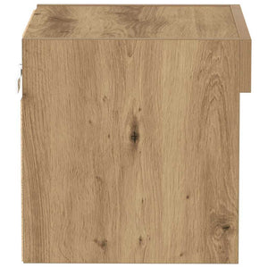 Σετ επίπλου τηλεόρασης με led 2 pcs Artisan Oak 40 x 30 x 30 εκ - Pakobazaar