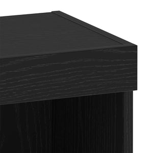 Σετ επίπλου τηλεόρασης με led 2 pcs Μαύρη Οξυά 40 x 30 x 30 εκ - Pakobazaar
