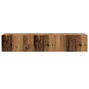 Ντουλάπι Τηλεόρασης Τοίχου 2 pcs Παλιό Ξύλο 80 x 35 x 31 cm - Pakobazaar