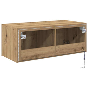 Ντουλάπι Τηλεόρασης Τοίχου Artisan Oak 80 x 35 x 31 cm - Pakobazaar