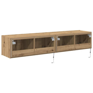 Ντουλάπι Τηλεόρασης Τοίχου 2 pcs Artisan Oak 80 x 35 x 31 cm - Pakobazaar