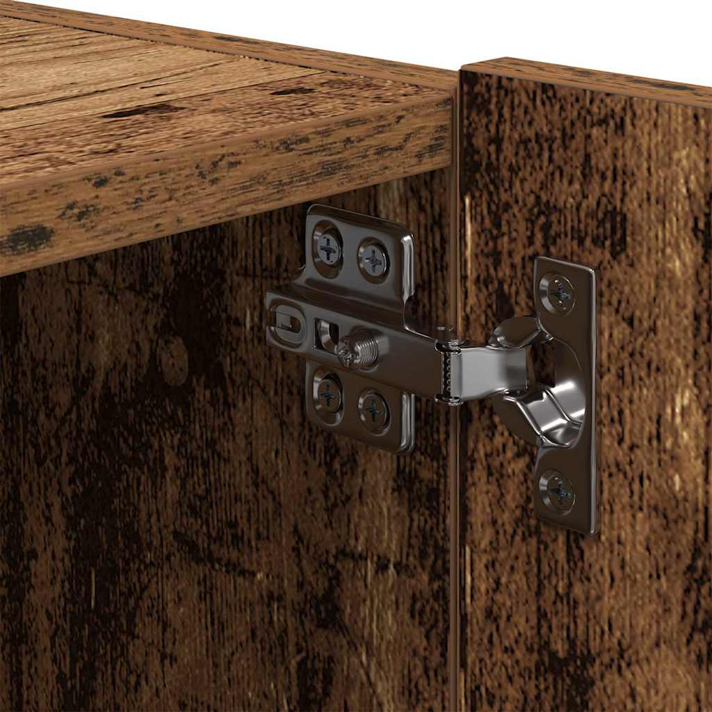 Ντουλάπι Τηλεόρασης Τοίχου 2 pcs Παλιό Ξύλο 100 x 35 x 31 cm - Pakobazaar