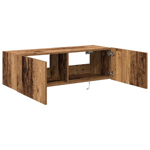 Ντουλάπι Τηλεόρασης Τοίχου 2 pcs Παλιό Ξύλο 100 x 35 x 31 cm - Pakobazaar