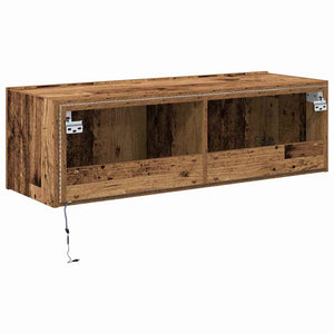 Ντουλάπι Τηλεόρασης Τοίχου 2 pcs Παλιό Ξύλο 100 x 35 x 31 cm - Pakobazaar