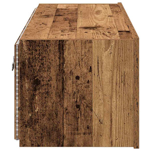 Ντουλάπι Τηλεόρασης Τοίχου 2 pcs Παλιό Ξύλο 100 x 35 x 31 cm - Pakobazaar