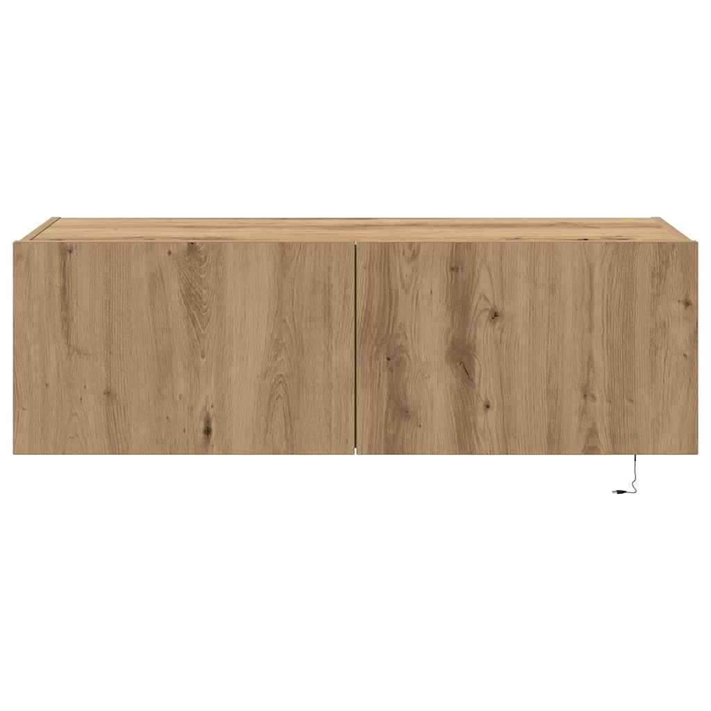 Ντουλάπι Τηλεόρασης Τοίχου Artisan Oak 100 x 35 x 31 cm - Pakobazaar