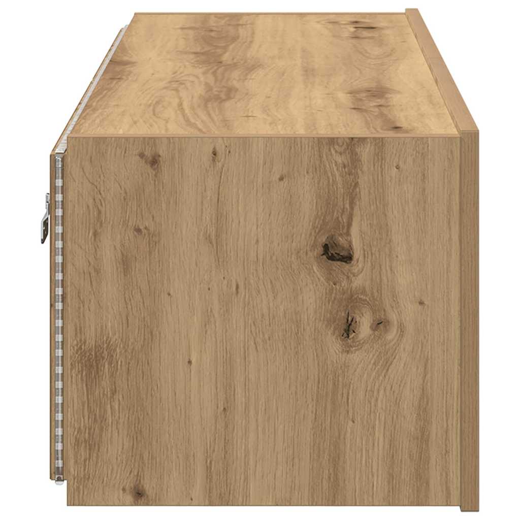 Ντουλάπι Τηλεόρασης Τοίχου Artisan Oak 100 x 35 x 31 cm - Pakobazaar
