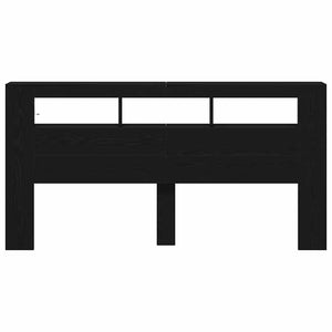 LED κεφαλάρι με ράφι Μαύρη Οξυά 200 x 18,5 x 103,5 εκ. - Pakobazaar