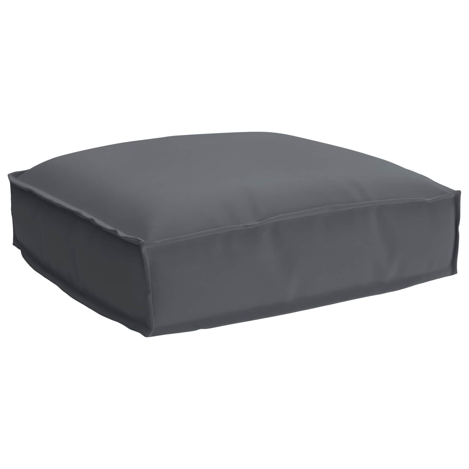 Μαξιλάρι Ανθρακί 50 x 50 x 12 cm Ύφασμα Όξφορντ