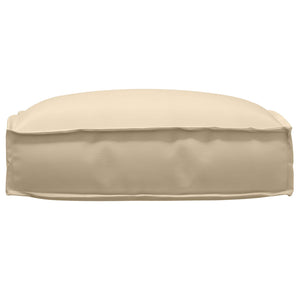 Μαξιλάρι Μπεζ 50 x 50 x 12 cm Ύφασμα Όξφορντ - Pakobazaar
