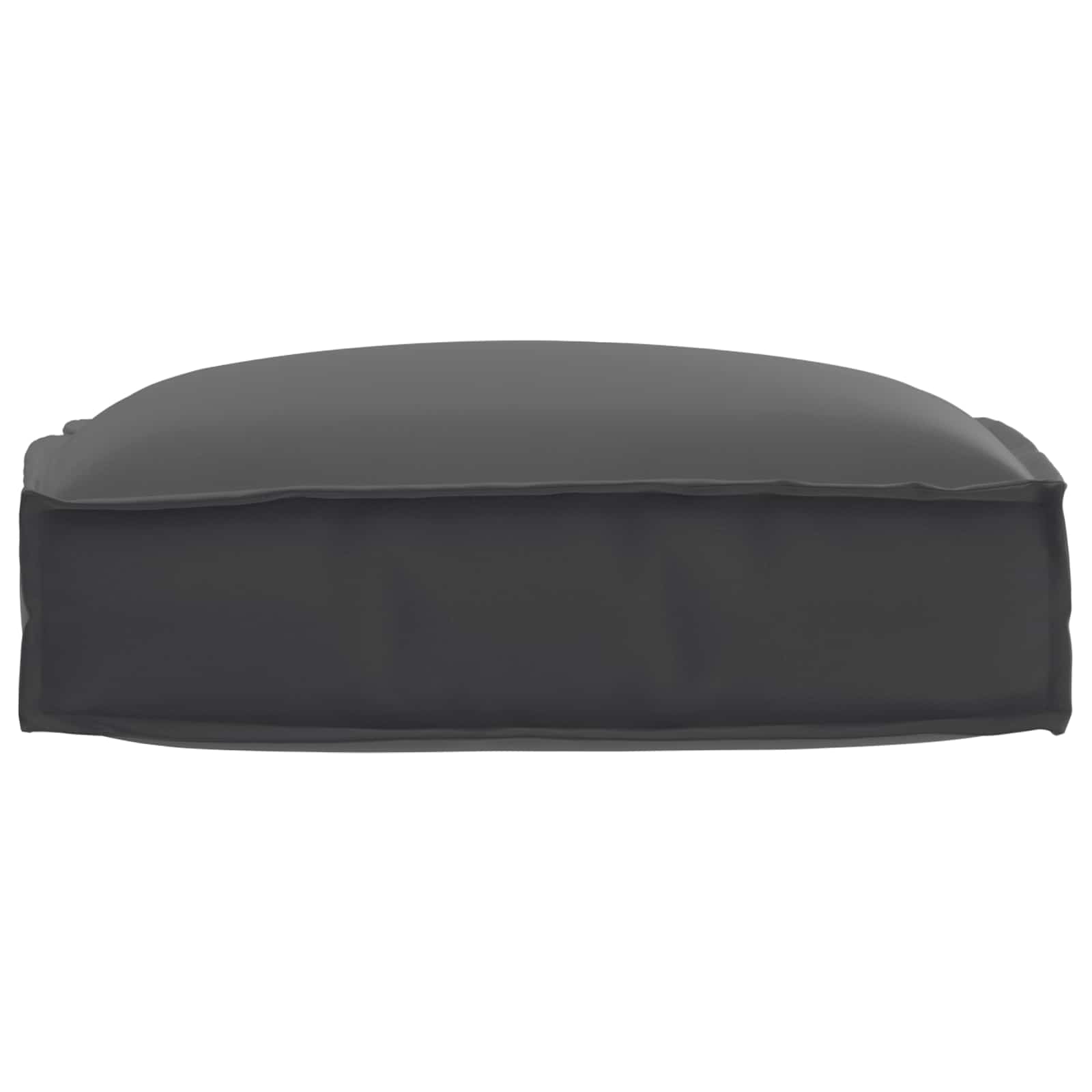 Μαξιλάρι Μαύρο 50 x 50 x 12 cm Ύφασμα Όξφορντ - Pakobazaar