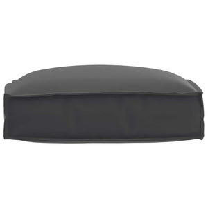 Μαξιλάρι Μαύρο 50 x 50 x 12 cm Ύφασμα Όξφορντ - Pakobazaar