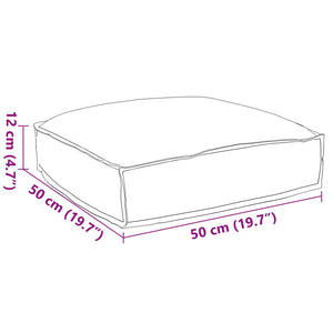 Μαξιλάρι Ύφασμα Όξφορντ Taupe 50 x 50 x 12 cm