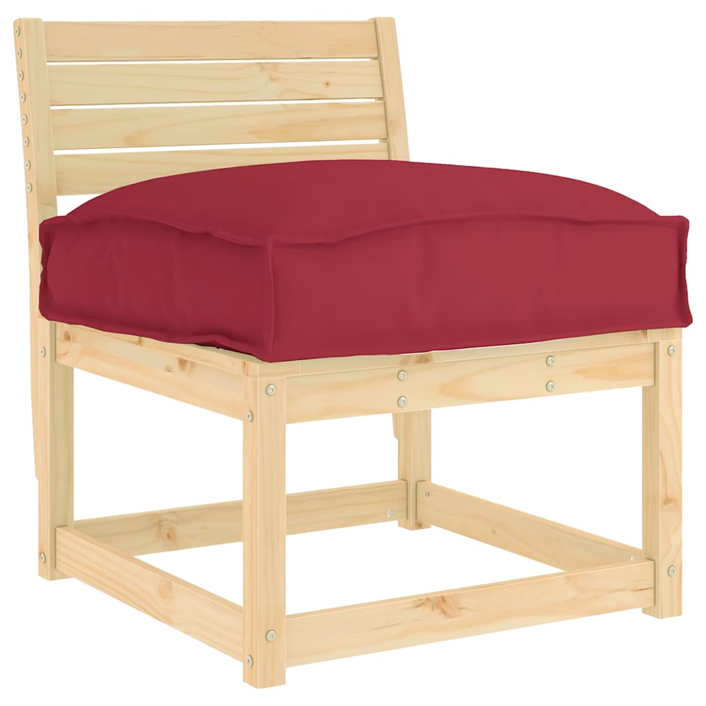 Μαξιλάρι Κόκκινο 50 x 50 x 12 cm Ύφασμα Όξφορντ - Pakobazaar