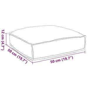 Μαξιλάρι Κόκκινο 50 x 50 x 12 cm Ύφασμα Όξφορντ - Pakobazaar