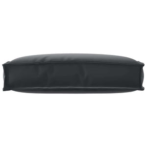 Μαξιλάρι Μαύρο 60 x 40 x 12 cm Ύφασμα Όξφορντ - Pakobazaar