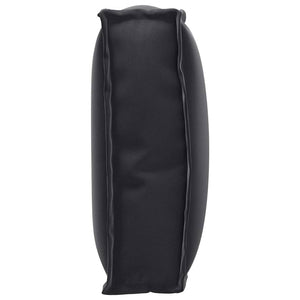 Μαξιλάρι Μαύρο 60 x 40 x 12 cm Ύφασμα Όξφορντ - Pakobazaar