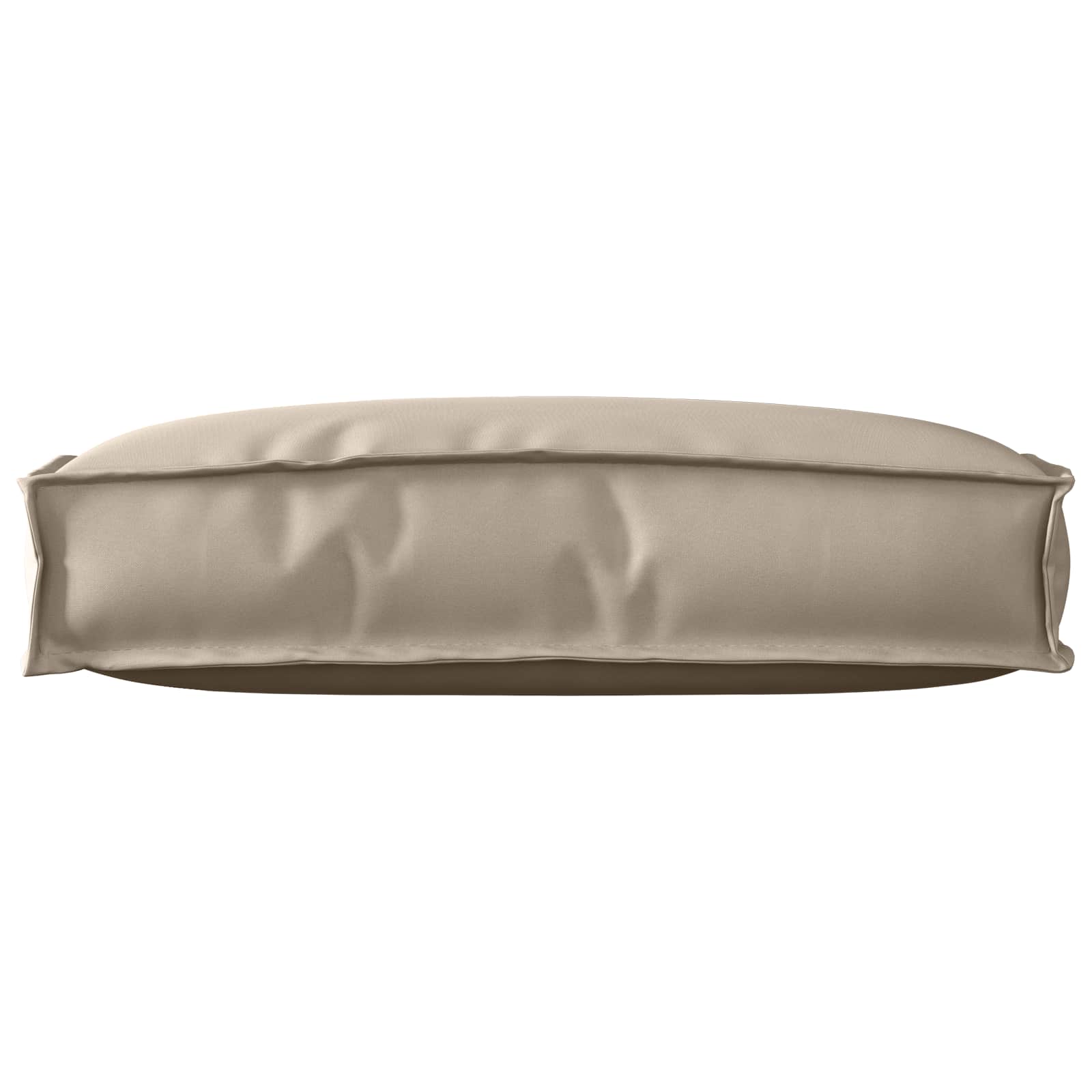 Μαξιλάρι Taupe 60 x 40 x 12 cm Ύφασμα Όξφορντ