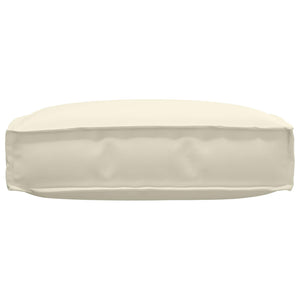 Μαξιλάρι Ύφασμα Όξφορντ Κρεμ 60 x 60 x 12 cm - Pakobazaar