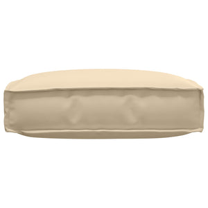Μαξιλάρι Μπεζ 60 x 60 x 12 cm Ύφασμα Όξφορντ - Pakobazaar