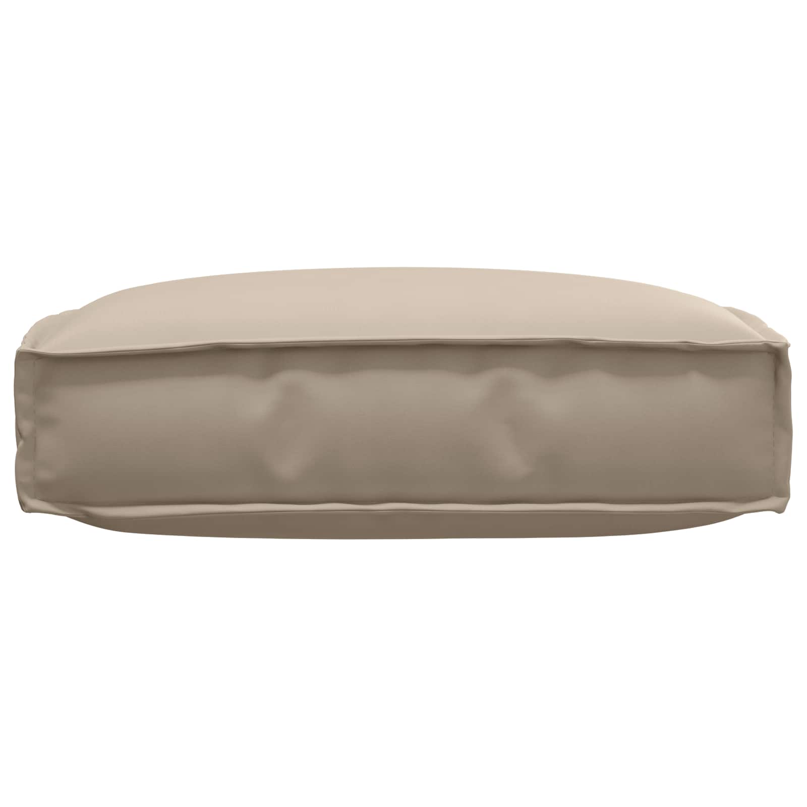 Μαξιλάρι Taupe 60 x 60 x 12 cm Ύφασμα Όξφορντ