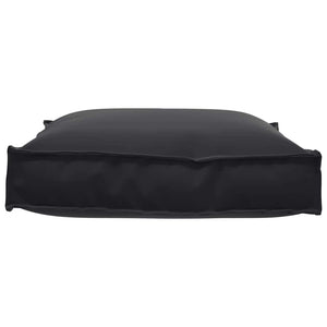Μαξιλάρι Μαύρο 70 x 70 x 12 cm Ύφασμα Όξφορντ - Pakobazaar
