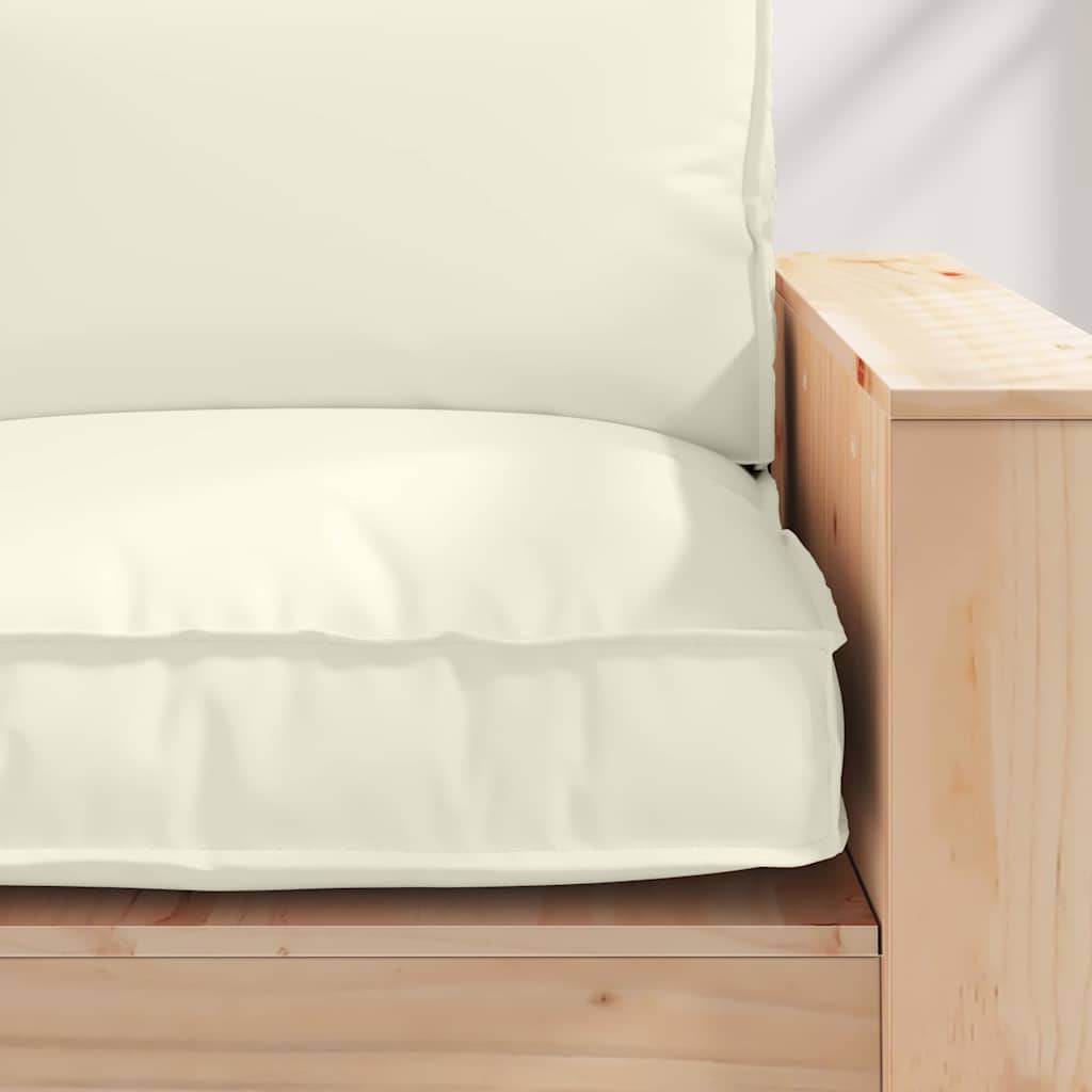 Μαξιλάρι Κρεμ 80 x 80 x 12 cm Ύφασμα Όξφορντ - Pakobazaar