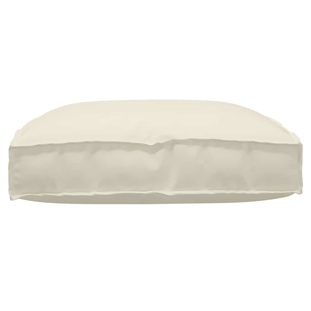 Μαξιλάρι Κρεμ 80 x 80 x 12 cm Ύφασμα Όξφορντ - Pakobazaar