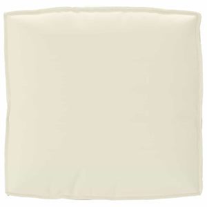 Μαξιλάρι Κρεμ 80 x 80 x 12 cm Ύφασμα Όξφορντ - Pakobazaar