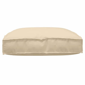 Μαξιλάρι Μπεζ 80 x 80 x 12 cm Ύφασμα Όξφορντ - Pakobazaar